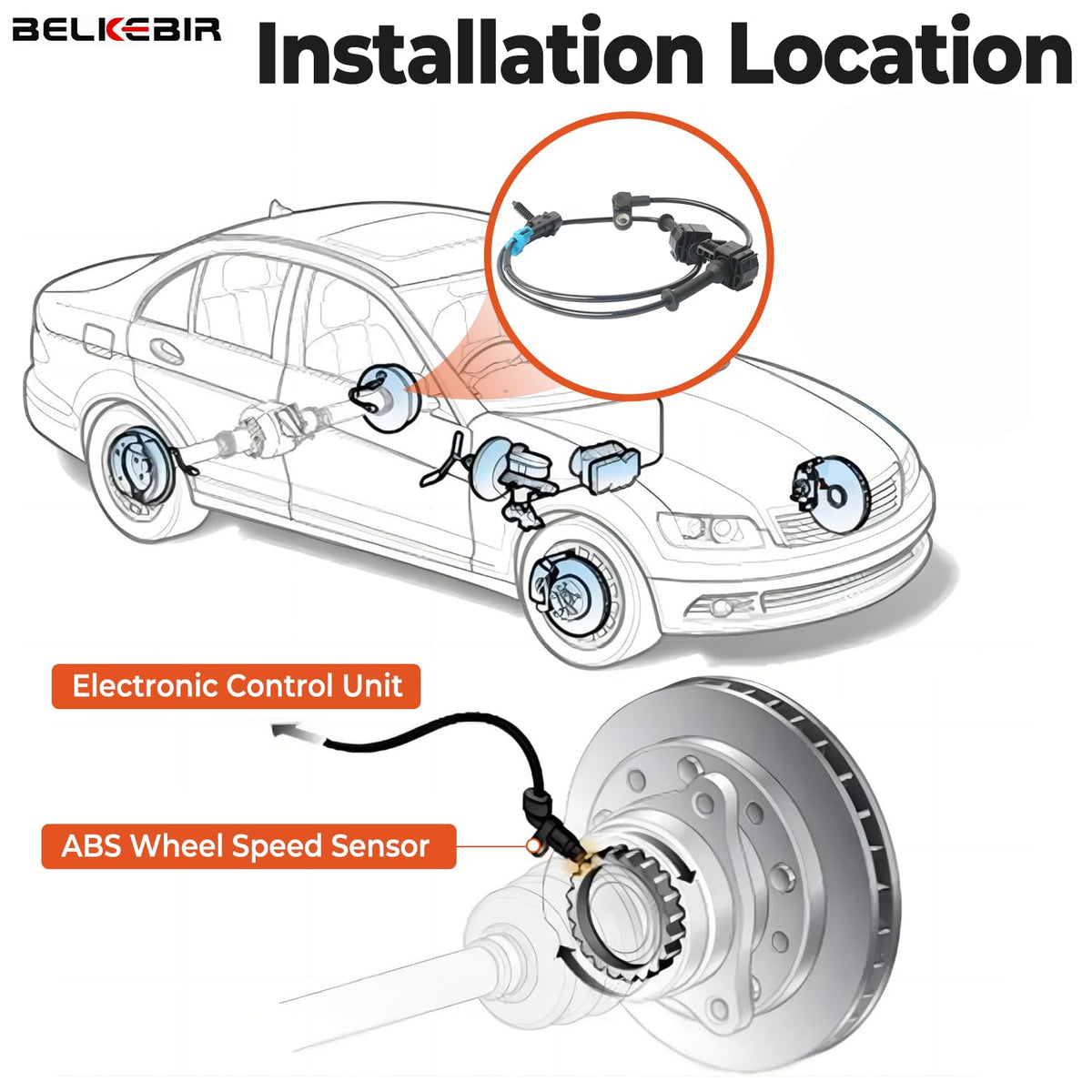 BELKEBIR packaging with OE cross reference for compatibility assurance