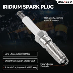 BELKEBIR plugs lined up to show consistent gap and improved starting reliability