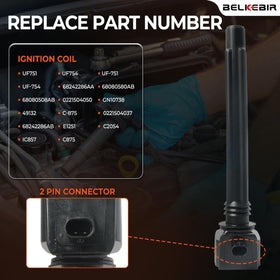 BELKEBIR iridium spark plug close-up showing electrode detail and durability advantage