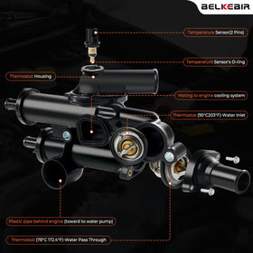 BELKEBIR gasket and hardware kit with parts arranged for straightforward installation benefit