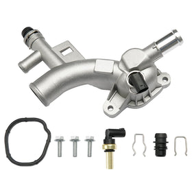 BELKEBIR water outlet front view showing mounting points and durable fit