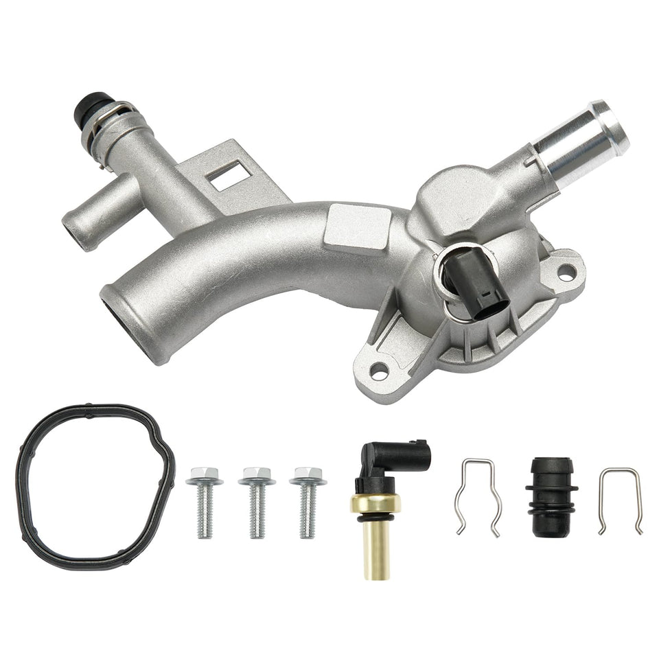 BELKEBIR water outlet front view showing mounting points and durable fit