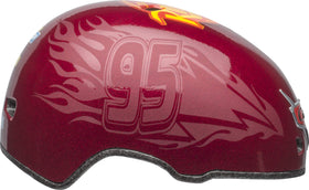 BELL helmet side detail highlighting Ghost Flame graphics for visible style