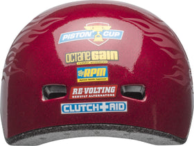 BELL helmet held next to hand showing scale for easy size choice