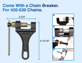 Belleone ten master links and connectors displayed for fast installation and repair