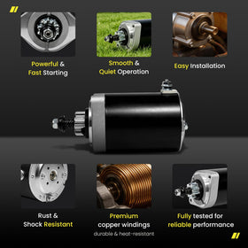 BELLINGO starter side profile highlighting compact design and robust housing