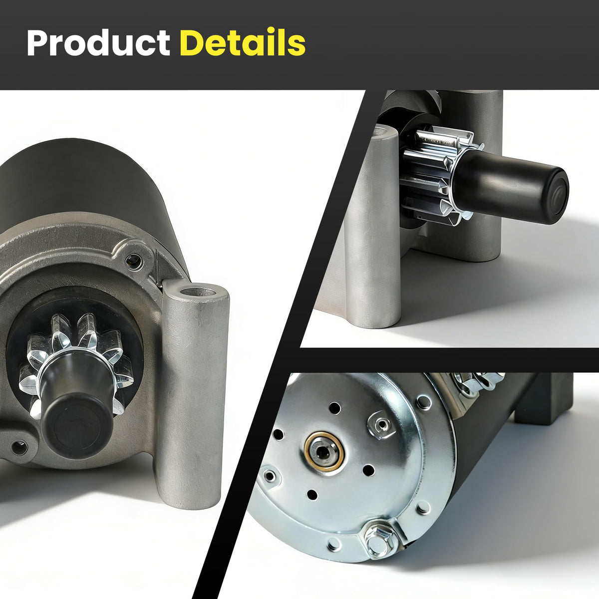 BELLINGO starter side profile demonstrating compact design and durable casing for outdoor use