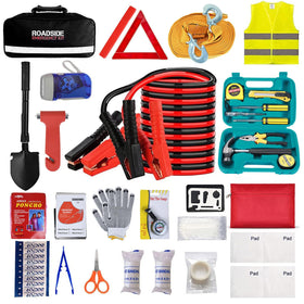 Beloskida front view of packed emergency bag showing organized storage and convenience