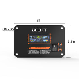 BELTTT remote controller mounted near inverter with 7m cable for convenient access