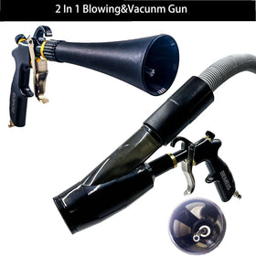 BEMEIS suction hood attached demonstrating dust pickup and vacuum assist