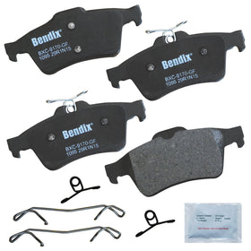Bendix front packaging showing product and fitment, clear OE replacement benefit