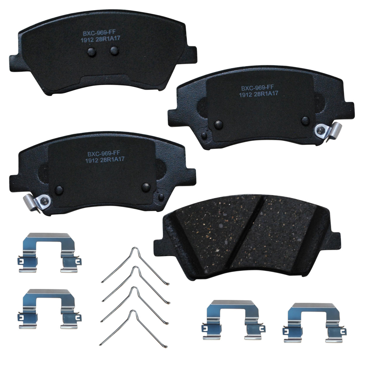 Bendix front packaging showing SBC1912 pads and clear fitment labeling for easy purchase