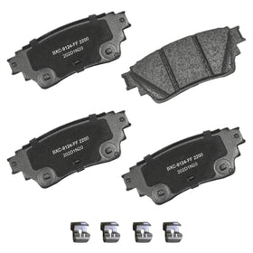 Bendix front pad set showing shape and OE fit for accurate replacement