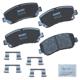 Bendix front packaging showing product and benefits, clear OE-fit labeling