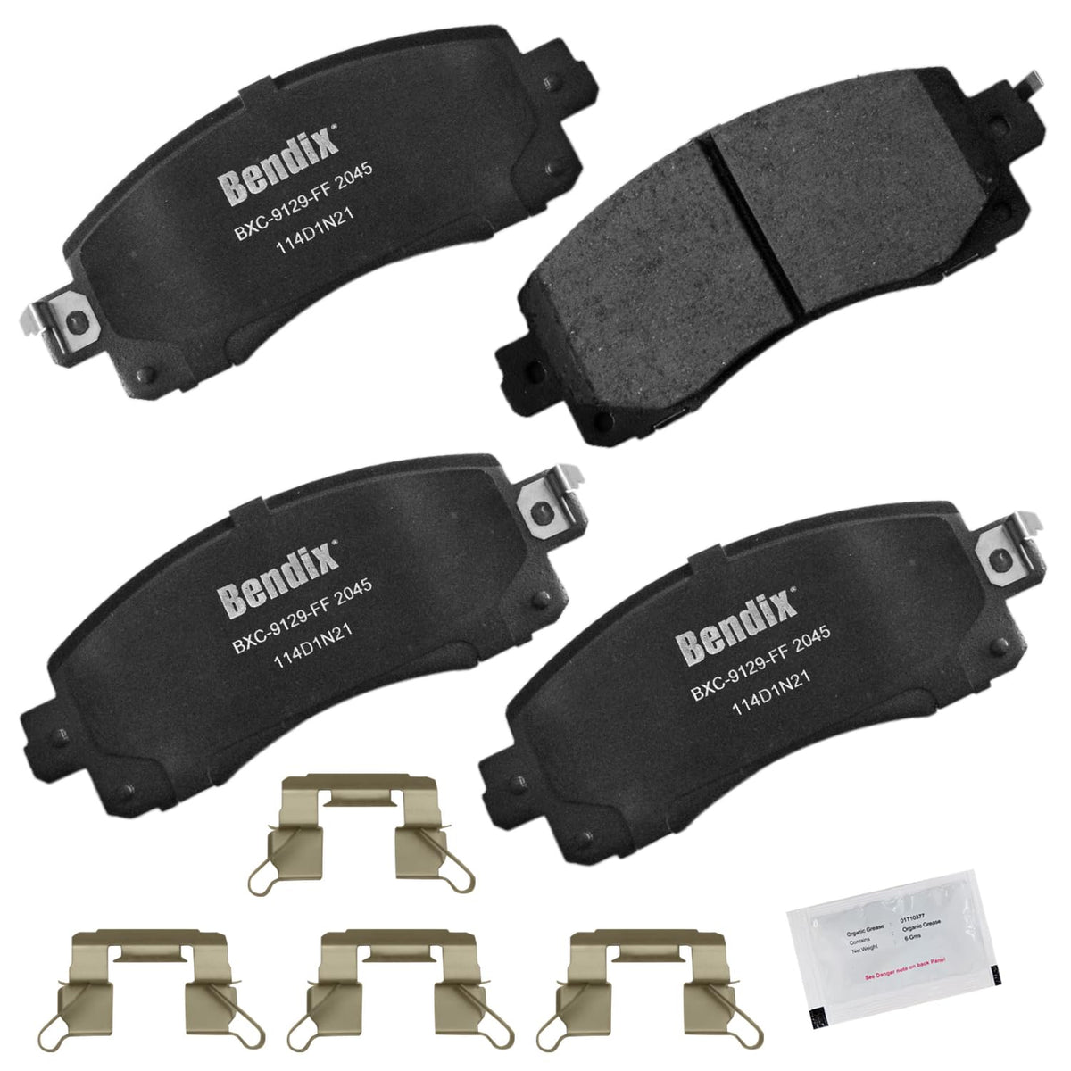 Bendix Priority1 front packaging showing kit and fitment benefits