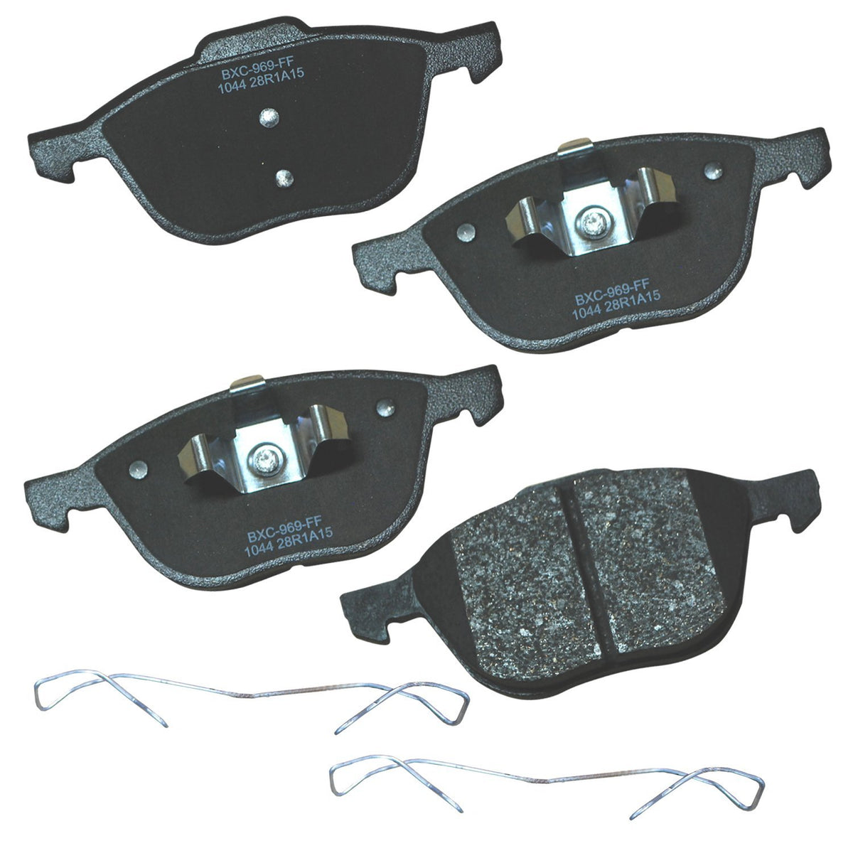 Bendix SBC1044 front packaging showing product and compatibility benefit