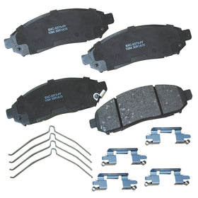 Bendix front view of SBC1094 pads showing packaging and fitment clarity for buyers