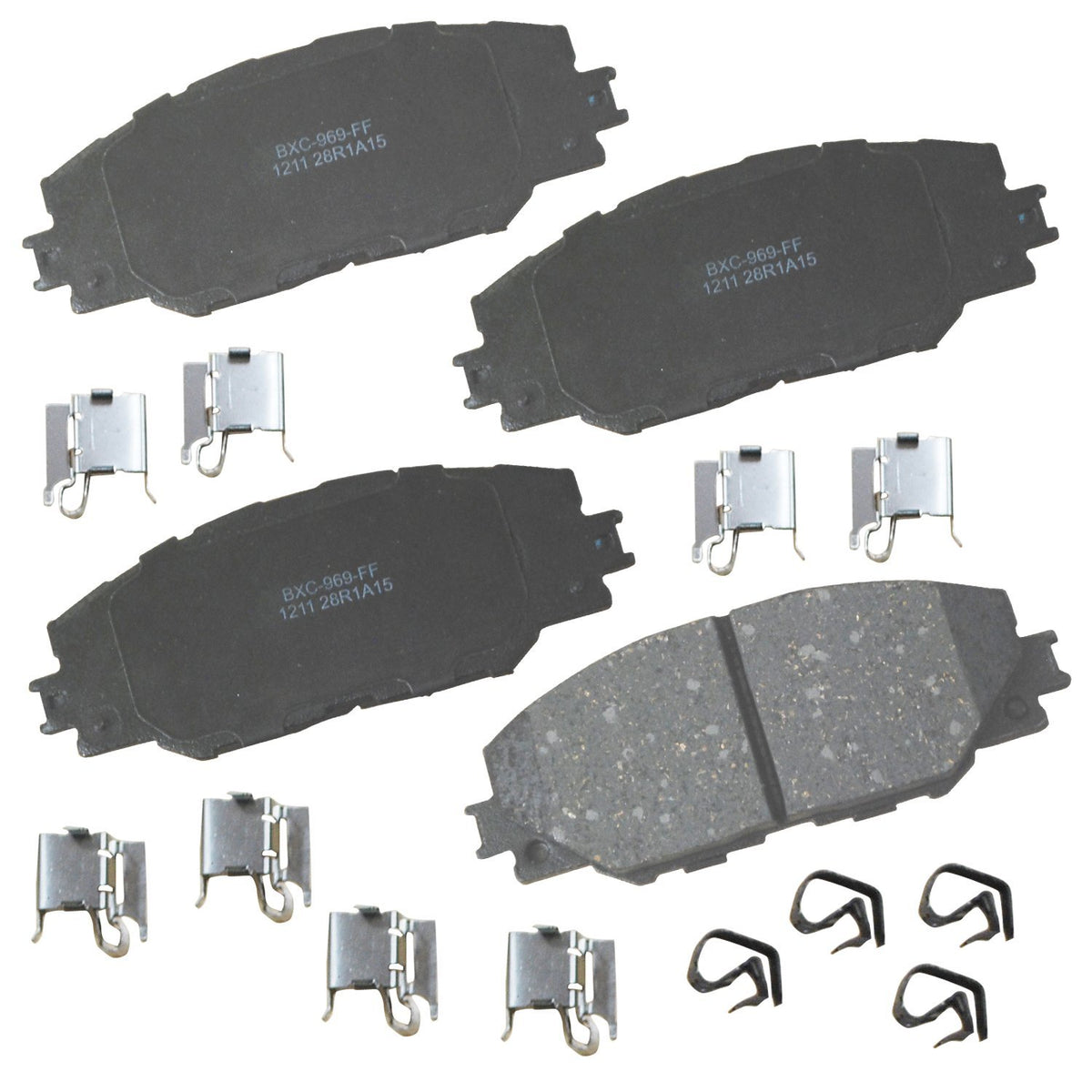Bendix front packaging showing product and OE-fit benefit
