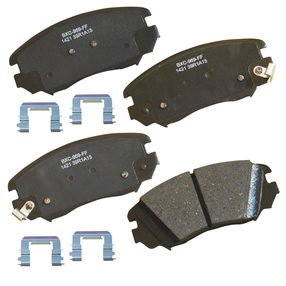 Bendix front packaging showing part SBC1421 and benefits of OE fit