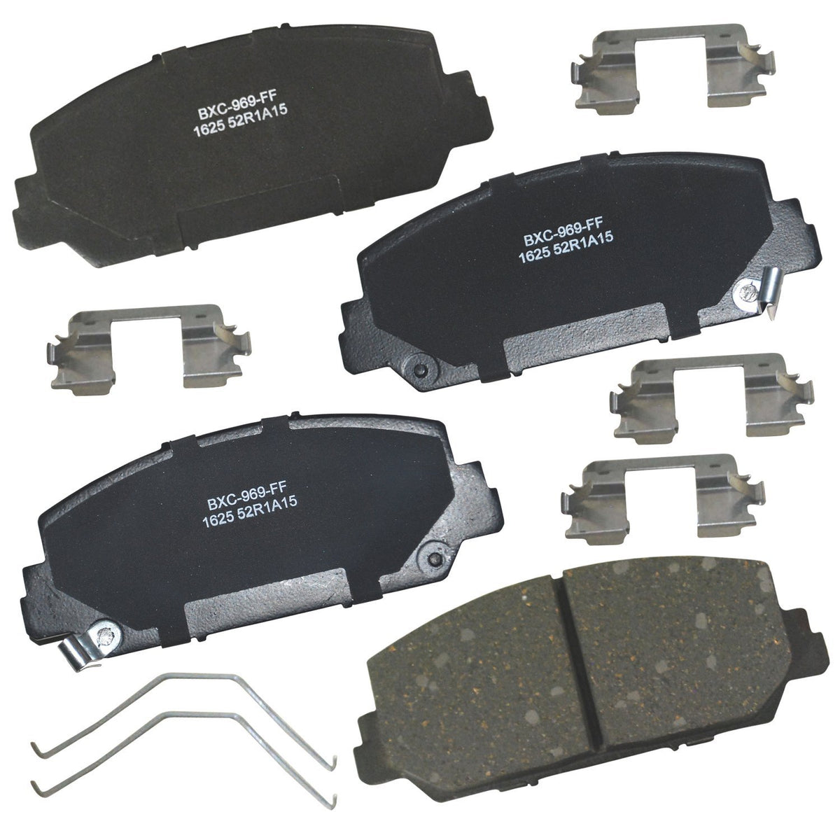 Bendix front packaging showing product and fitment for quick identification