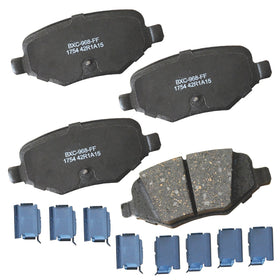 Bendix SBC1754 front packaging showing new rear pads and ease of fit