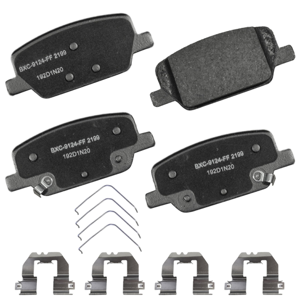 Bendix front packaging showing model and fitment for quick identification and confidence