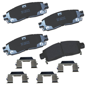 Bendix SBC883 front packaging showing part label and fitment benefits
