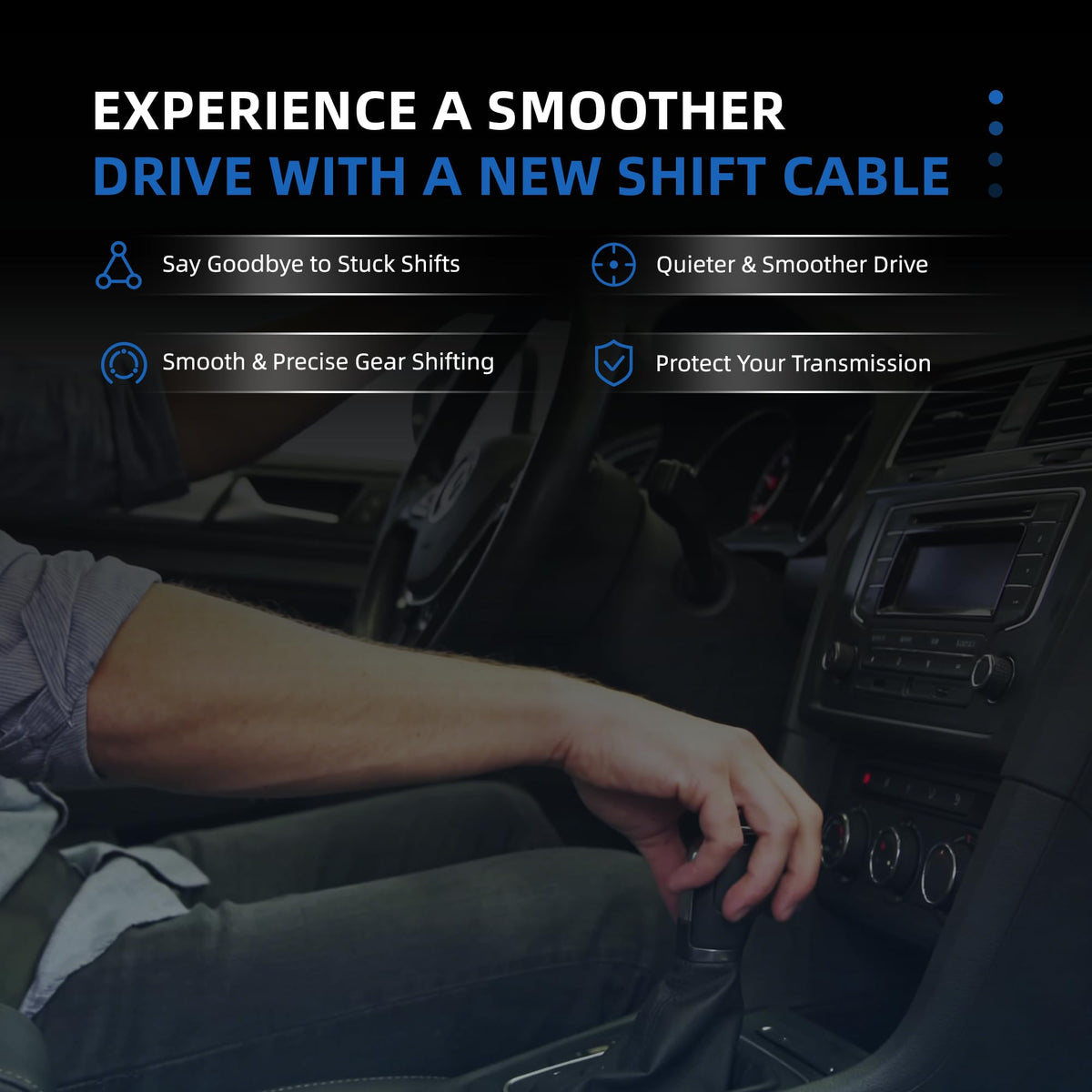 BENERAY packaged shifter cable with label ensuring part identification benefit