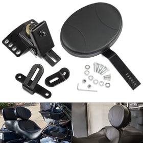 Benlari front view of rider backrest showing compact pad and sporty profile for added comfort