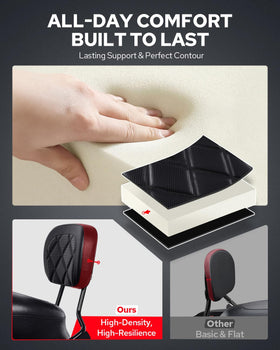 Benlari PU leather stitching detail highlighting durable finish and easy cleaning benefit