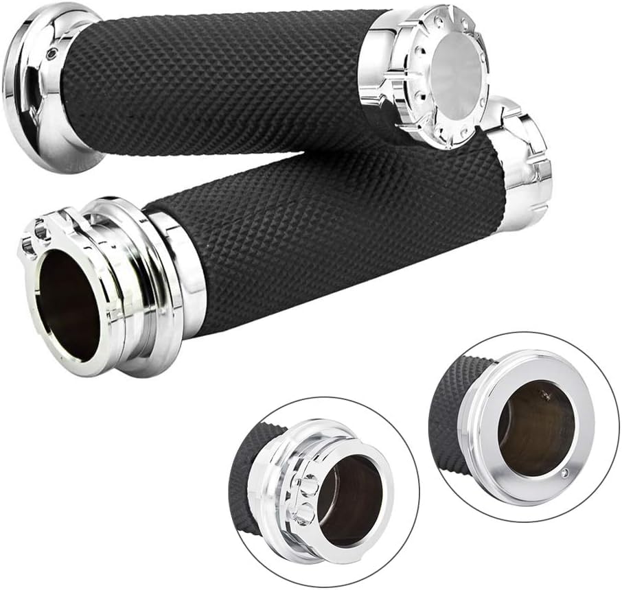 Benlari chrome front view showing both grips and chrome finish for style and durability
