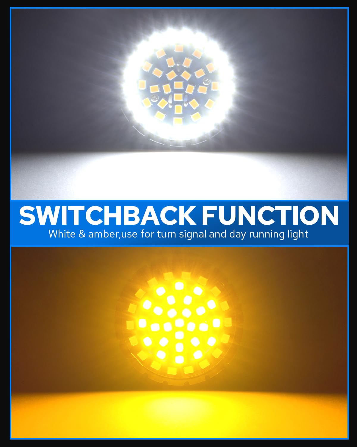 Benlari closeup LED chip detail highlighting bright automotive-grade illumination