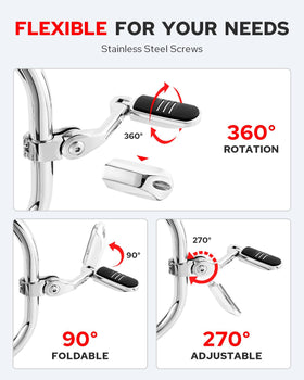 Benlari stainless steel clamp close-up showing durable construction and secure hold