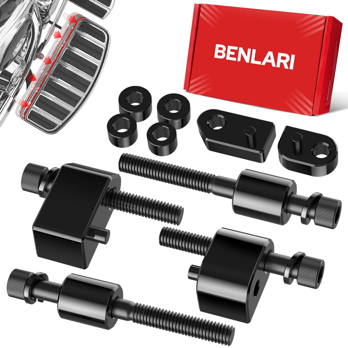 Benlari front view of extension kit showing fit and finish benefit