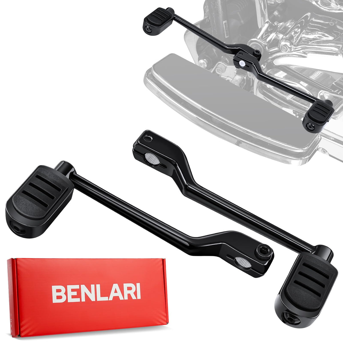 Benlari front view of shifter pegs showing product and benefits of durable build