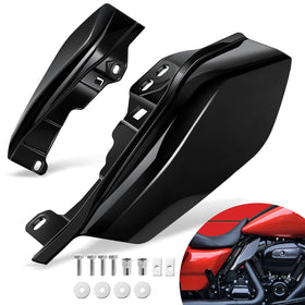 Benlari front packaging view showing gloss black deflectors and included hardware for easy fit