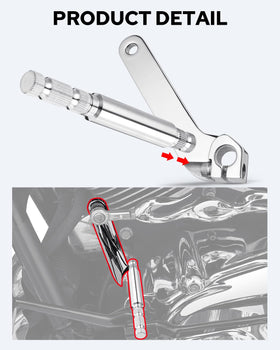 Benlari installed on a Harley Touring model demonstrating direct-fit replacement benefit