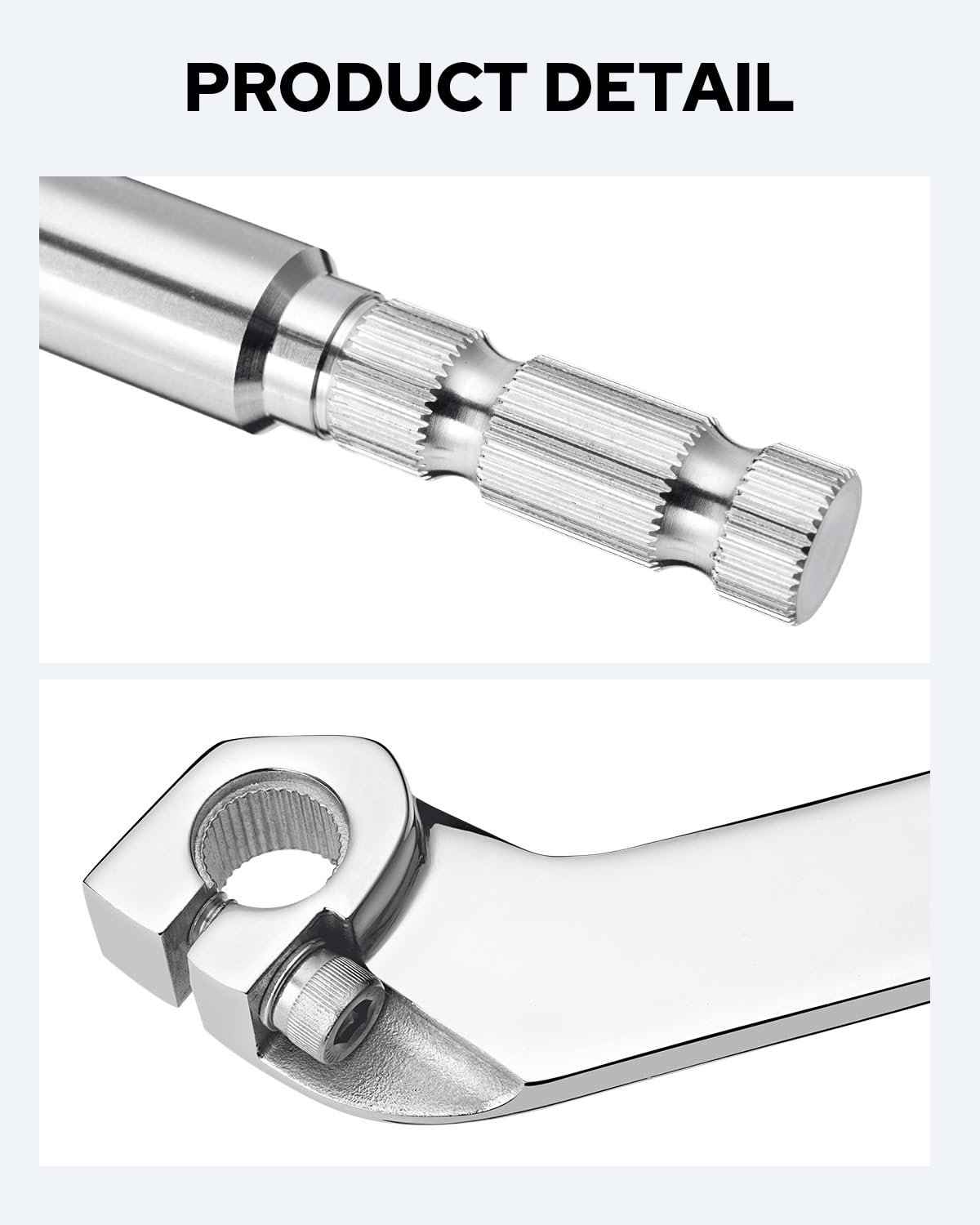 Benlari with ruler showing shaft length and scale for correct sizing benefit