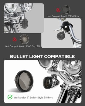 Benlari mounted on Harley rear fender illustrating enhanced rear signaling visibility