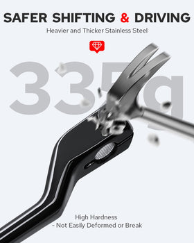 Benlari side profile of lever assembly showing sturdy stainless construction benefit