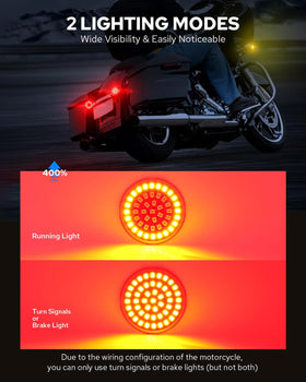 Benlari smoked lens detail demonstrating IP67 protection and clear visibility