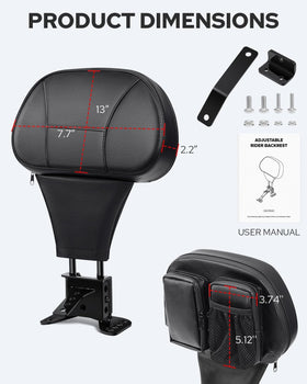 Benlari storage pouch and headphone jack accessibility for practical on-road use