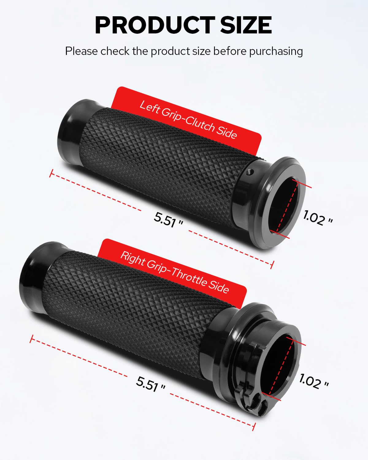 Benlari throttle-side view illustrating cable-throttle compatibility and function