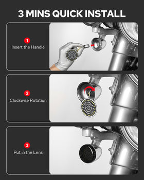Benlari IP67 marking on lens highlighting waterproof protection