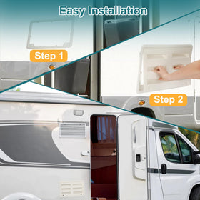benut vent installed on trailer side demonstrating proper ventilation