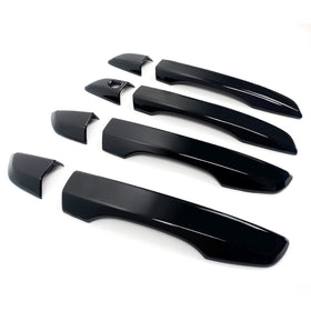 BENXUTO front handle cover on Civic showing sleek gloss finish and protection