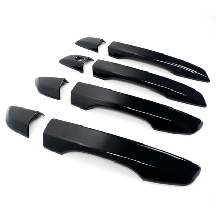 BENXUTO front handle cover on Civic showing sleek gloss finish and protection