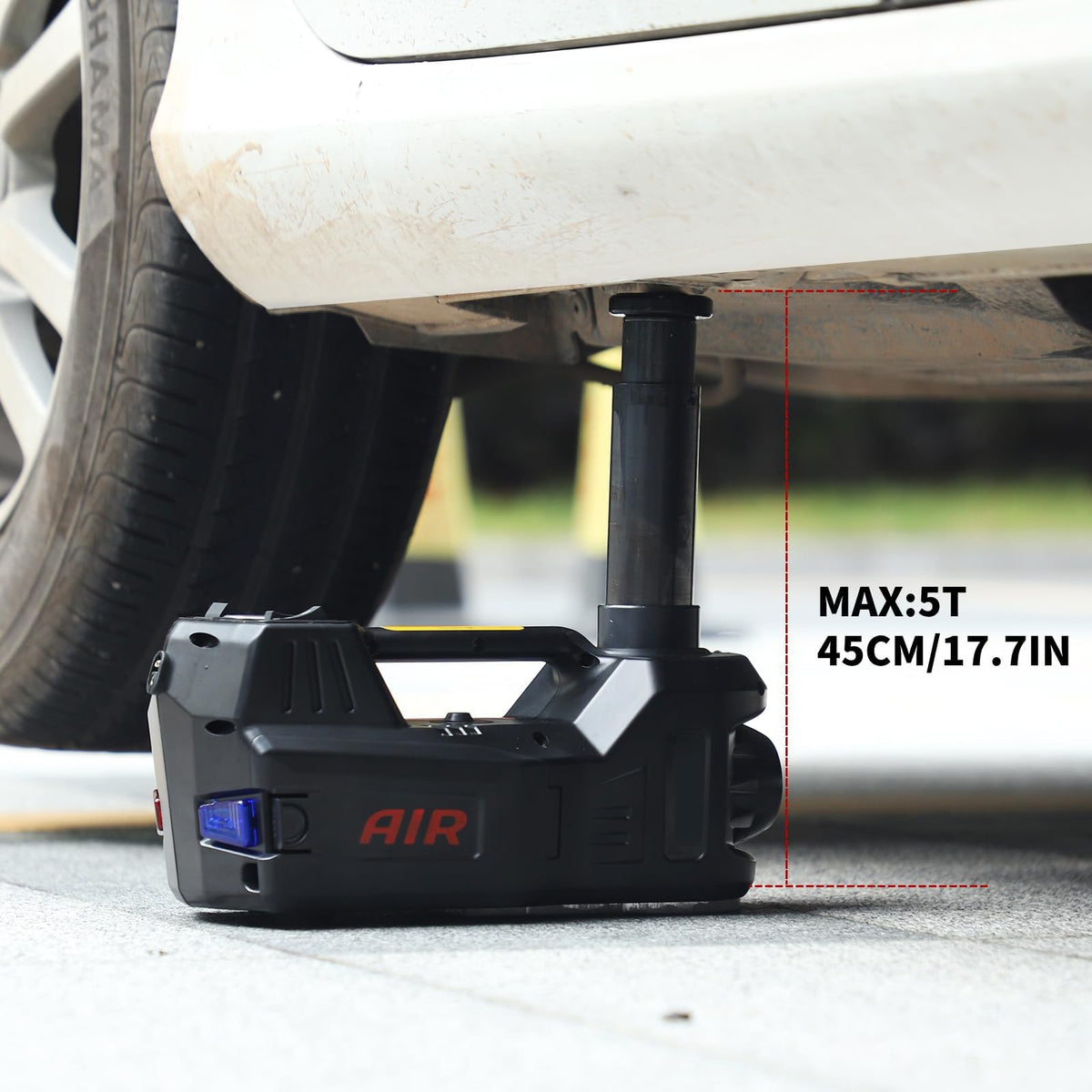 BENYAN kit beside a toolbox illustrating compact carry case and space-saving storage