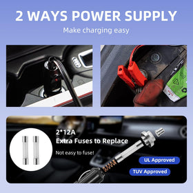 BENYAN power cables and battery clamps showing flexible power options for emergencies