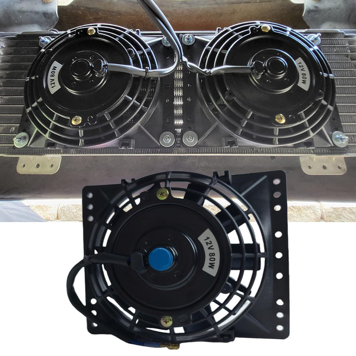 BeoneYuu front view of 6 inch slim fan showing compact profile and cooling benefit